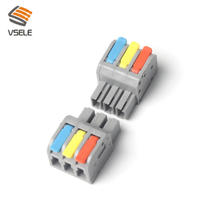 Electric Universal Compact <strong>Terminal</strong> <strong>Block</strong> Wire Quick Cable 3pin Electric <strong>Block</strong> <strong>Terminal</strong> Female <strong>Power</strong> 3P <strong>Terminals</strong> - Product Image 2