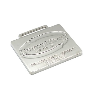 <span class=keywords><strong>Lot</strong></span> de médaillon de course virtuel, médaillon vierge, de haute qualité, avec ruban, fourniture chinoise, bon marché - Product Image 3