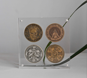 Estuche de exhibición de monedas personalizado RAY YI, caja de acrílico para monedas <span class=keywords><strong>Britannia</strong></span> con exhibición magnética de acrílico - Product Image 3