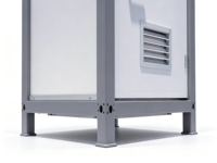 Cabine de douche mobile individuelle portable en panneaux sandwich préfabriqués pour extérieur, design écologique, durable et facile à installer