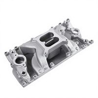 Collecteur d'admission double plan en satin pour Chevy SB 1996 et versions ultérieures Vortec, Air-Gap, Professional 2028, Hi Rise Idle 1500-6500 tr/min