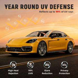 Película de Aislamiento Térmico para Ventanas de Auto HD Transparente, Antideslumbrante y con Bloqueo de Rayos UV - Product Image 3