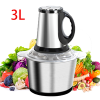 Robot culinaire multifonctionnel pour la maison, hachoir à viande et légumes, 2L/3L, mini hachoir électrique puissant – Offre spéciale