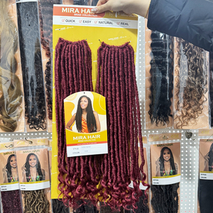 Extensions de cheveux Mèches <span class=keywords><strong>Tresses</strong></span> 220g Afro Locs pour femmes, <span class=keywords><strong>tresses</strong></span> Goddess africaines, cheveux au crochet Soft River Loc, extensions Goddess Locs - Product Image 3