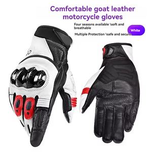 Guantes de carreras de cuero de dedo completo para todas las estaciones para hombre <span class=keywords><strong>Inbike</strong></span> a prueba de golpes y pantalla táctil compatibles para actividades de invierno al aire libre - Product Image 3