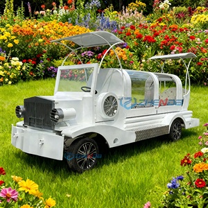 Most PopularFactory Directly Classic Limousines Beautiful Funeral Car Luxury Hearse 4 Wheel Funeral Classic Hearse for Sale - Product Image 2