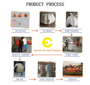 Görsel mağazacılık renkli top dekorasyon özel dekoratif cam yünü sıcak hava balonu yangın sıcak hava balonu - Product Image 6