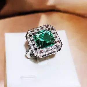 Cincin 925 asli tiram pirus 925 perak cincin pertunangan minimalis anillos kasual 925 perak murni cincin jari daun