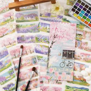 20 autocollants par paquet, série « Appréciation des quatre saisons », autocollants découpés en forme de dessin animé, en PET + papier, pour carnet, décoration de vacances pour enfants, DIY - Product Image 3