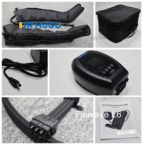 Máquina de terapia de compresión para recuperación de fisioterapia DR.HUGO Flowave L6, masajeador de pies y piernas, máquina de masaje rápido para piernas. - Product Image 2