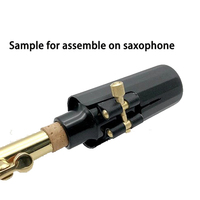 Ligature métallique pour embouchure de saxophone en ébonite, clip en acier inoxydable pour embouchure de clarinette alto et ténor