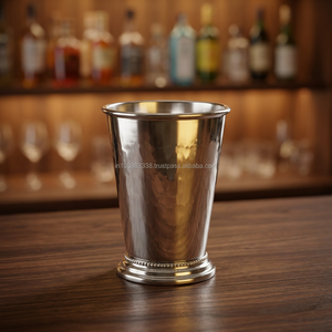 Vaso para Mint Julep de Acero Inoxidable, Diseño Clásico, Ecológico, para Bebidas - Product Image 4