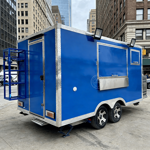 Camion de nourriture mobile de rue, remorque de camping, chariot à café et à glaces avec certification CE ISO - Product Image 5