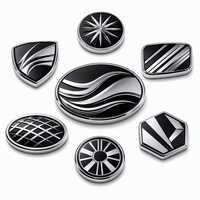 Emblème de voiture universel, badge décoratif 3D pour calandre avant, capot, coffre, logo de véhicule, résistant à l'eau et aux UV, badges chromés