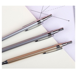 Crayon mécanique automatique en métal étudiant 0.7 <span class=keywords><strong>ou</strong></span> 0.5mm pas facile <span class=keywords><strong>à</strong></span> casser pour l'écriture - Product Image 6