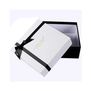 Biểu Tượng Tùy Chỉnh Sang Trọng Cứng Nhắc Các Tông Trên Và Dưới Quần Áo Bao Bì Hộp Quà Tặng Cho Phụ Nữ Quần Áo Hai Mảnh Hộp Giấy - Product Image 1