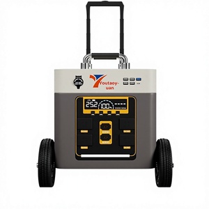 Batterie LiFePO4 de 12 <span class=keywords><strong>kWh</strong></span> grande capacité pour alimentation mobile extérieure avec protection contre les surcharges, les décharges excessives et la surchauffe, idéale pour les événements en direct - Product Image 1