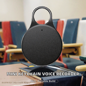 Keychain Mini Digital Voice Recorder 32GB WAV One-Click Audio <b>Recording</b> for Lectures Meetings Interviews - Product Image 2