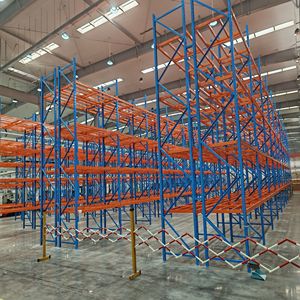 Estante de paletas de almacén Unidades de apilamiento industriales personalizables multicapa Sistema de almacenamiento de estantes de acero resistente de metal - Product Image 2