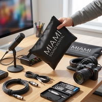Pochette à outils en toile de haute qualité multi-usages, sac de rangement pour outils avec fermetures éclair métalliques fiables et doublure en satin