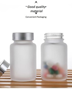 Botella de Vidrio Esmerilado de 100 ml para Productos de Cuidado de la Salud, Botella Farmacéutica para Vitaminas y Píldoras con Tapa de Aluminio - Product Image 6