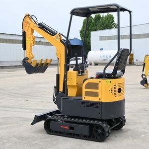 Mini Excavadora para el Hogar, Mini Excavadora China de 1 Tonelada y 1.2 Toneladas, Excavadora Pequeña con Orugas para Uso Doméstico - Product Image 1