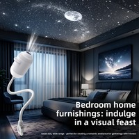 USB-Sternenhimmel-Projektionslampe mit 360-Grad-Rotation für Autoinnenraum, Zuhause, Schlafzimmer, Nachtlicht