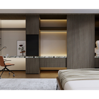 3 4 5 étoiles Ensemble complet de meubles de chambre d'hôtel et d'appartement modernes pour ensembles de chambre à coucher King