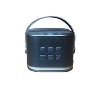 Mini Altavoz Karaoke Portátil 5.3 con Luces LED RGB, Carcasa de Bambú, Micrófono Integrado, Control Remoto, Compatible con Aplicaciones, Batería de 1000-2000mAh para Niños