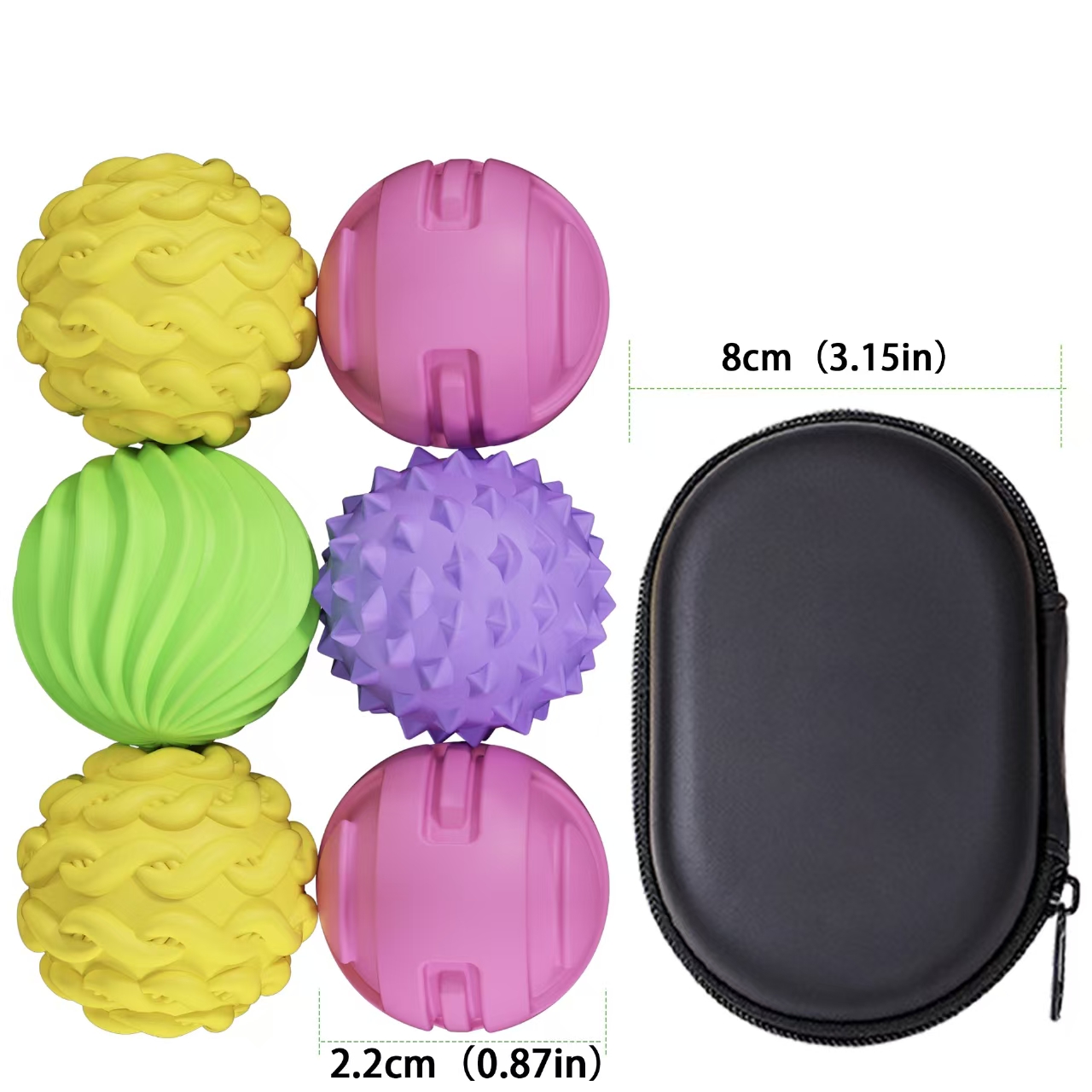 Assortiment de couleurs, paquet de 6 (avec boîte)
