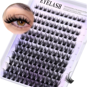 ขนตาปลอมแบบเส้นต่อเส้น ยี่ห้อ Wholesale Flourishing Lashes ทำจากขนมิงค์เทียม งานแฮนด์เมด ความหนา 0.05 มม. งอน D ความยาว 20 มม. ถาดขนตาสำหรับมืออาชีพ แบบวอลลุ่ม เนื้อแมทท์ สีธรรมชาติ - Product Image 5