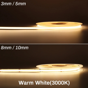 Flexible COB LED Strip <b>Light</b> 12V 24V Low Voltage Self‑adhesive Flicker‑Free High CRI Linear <b>Light</b> for Ceiling Cabinet Background - Product Image 4