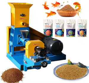 Machine à granulés d'aliments pour poissons bleus et jaunes avec moteur pour usage aquatique - Product Image 5