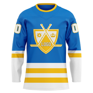 Sudadera con capucha de encaje de hockey con logotipo personalizado, fabricante de bordado personalizado, uniforme de Jersey de hockey sobre hielo - Product Image 5