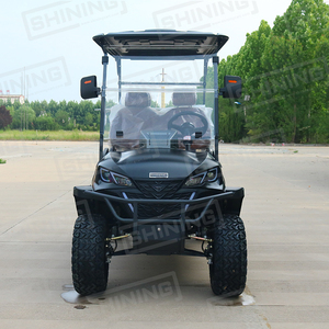 รถกอล์ฟ Shininglsv 48V รุ่น Street 4 ที่นั่ง โครงเหล็ก แบตเตอรี่ลิเธียม 48v 200ah สำหรับรถกอล์ฟ - Product Image 1