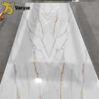 Fournisseur Direct d'Usine - Panneau Mural Moderne en PVC Effet Marbre avec Revêtement UV, Étanche, Ignifuge et Anti-Humidité, Garantie 5 Ans