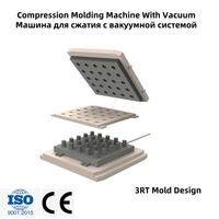 Máquina de Moldeo por Compresión de Caucho de Alta Productividad HWAYI de 100 Toneladas con Motor de Control PLC y Bomba - Planta de Moldeo de Juntas Tóricas/Sellos de Aceite