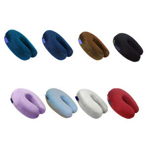 Almohada de Oficina para Siesta, Extraíble y Lavable, de Alta Elasticidad, con Soporte Cervical en Forma de U, de Espuma Viscoelástica, para Viajes en Avión - Product Image 4