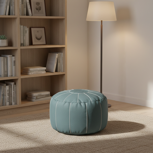 Louisdonne Fas Yuvarlak Tatami Puf Ayak Dayama Modern Cumbalı Pencere Ayakkabı Değiştirme Taburesi Saklama Çantası Katlanabilir Oturma Odası Spor Salonu için - Product Image 6