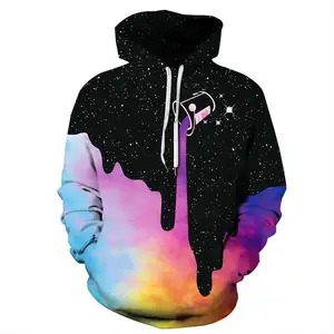 Plein Colorant sweat-shirts en gros Sublimation 3D Imprimé Surdimensionné À Capuche