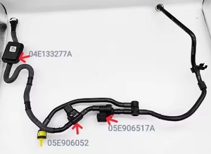 Ensemble <span class=keywords><strong>de</strong></span> vanne solénoï<span class=keywords><strong>de</strong></span> <span class=keywords><strong>de</strong></span> canister à charbon, capteur <span class=keywords><strong>de</strong></span> pression d'admission, OEM 05E133366AN 05R906052, compatible avec V-W G-olf Au-di Tig-uan - Product Image 3