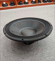 Haut-parleurs professionnels en bois de 21 pouces, ligne de sonorisation passive avec impédance de 8 ohms, coque en métal