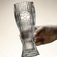 Verre à bière gaufré Coupe de football 2026, verre à bière à thème football pour les fans, cadeau, gobelet de boisson pour le jour du match