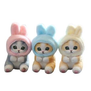 12cm Anime <b>Cat</b> <b>Plush</b> Light Keychain Soft Eco-Friendly Children's Gift - Product Image 1