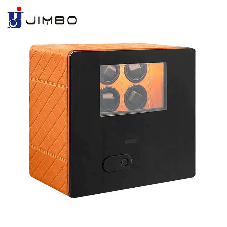 JIMBO wholesale hot sale 6 watch auto motor electronic watch winder safe box