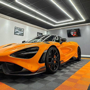 Grille de sol de garage en PP résistante aux intempéries, conforme RoHS CE, anti-chimique, revêtement de sol modulaire pour station de lavage de voitures - Product Image 3