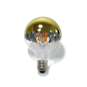 Dimmable PF>0.9 nhấp nháy miễn phí <span class=keywords><strong>LED</strong></span> <span class=keywords><strong>Filament</strong></span> Đèn phản xạ <span class=keywords><strong>G95</strong></span> 4W 6W 8W nửa gương - Product Image 1