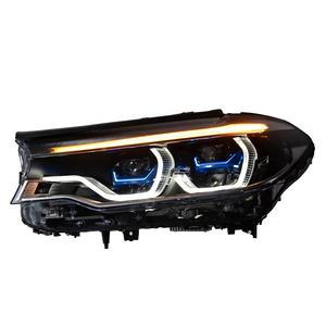 Faro Anteriore a LED per Auto <span class=keywords><strong>Angel</strong></span> Eye di Aggiornamento per BMW Serie 5 G30 Pre-LCI 2018 2019 2020 - Product Image 4