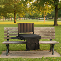 Chaise de stade XINGRUI moderne orange en fer Oxford – Portable, légère, pliable, écologique, durable pour extérieur et parc