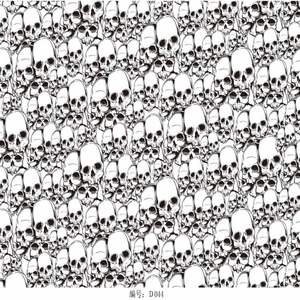 ฟิล์มจุ่มไฮโดรกราฟิกส์หัวกะโหลกออกแบบได้เองฟิล์มพิมพ์ลายน้ำ - Product Image 1